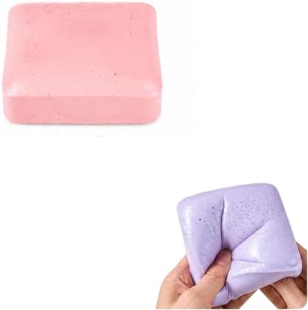 Pink strawberry milk brick squishy slow rising squeeze fidget