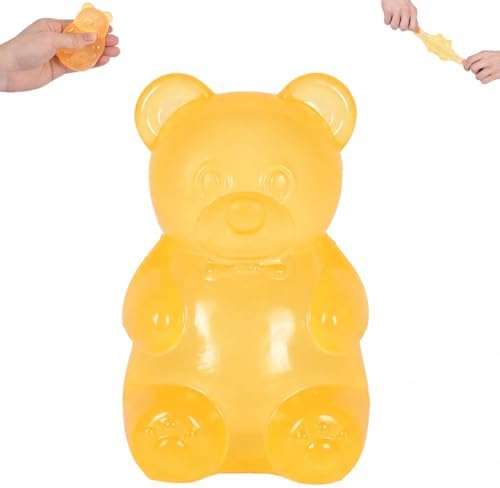 Jumbo yellow bear squishy slow rising squeeze toy