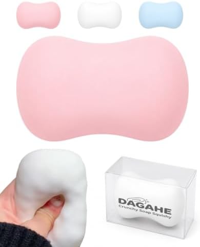 Kawaii pink soap squishy slow rising fidget toy