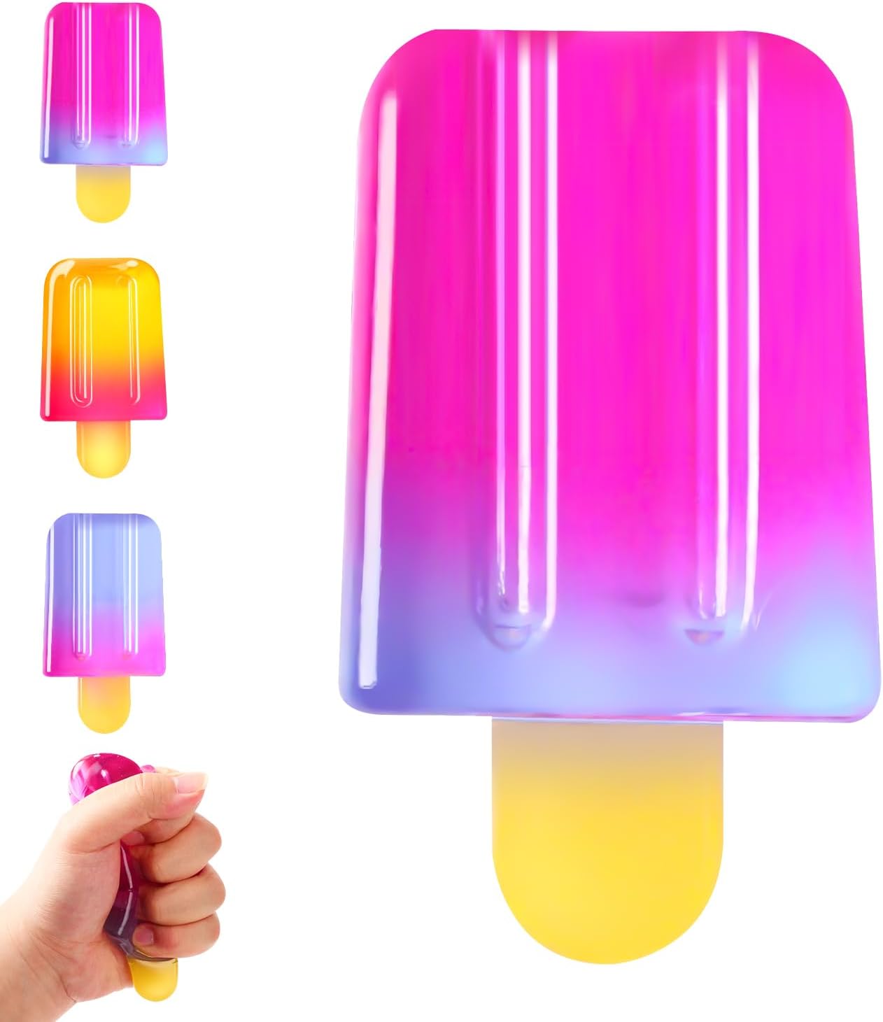 purple grape ice cream squishy popsicle