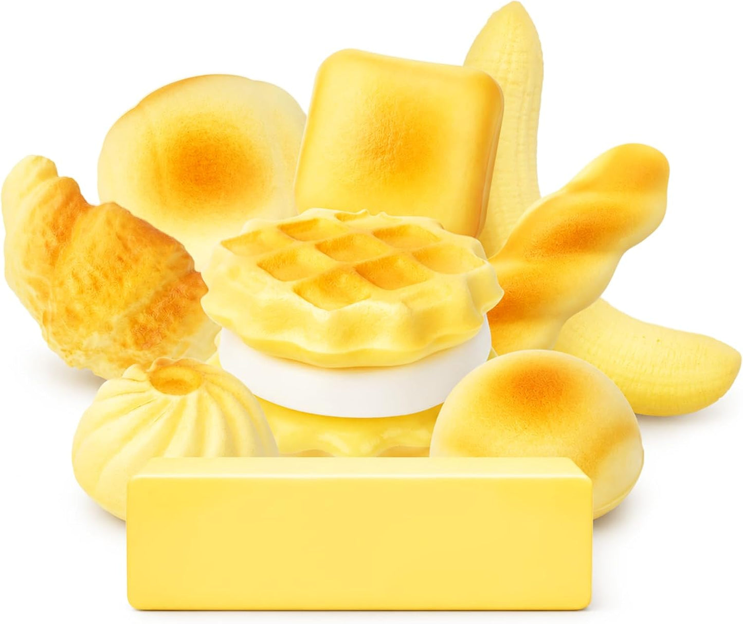 9 pack bread squishy bundle slow rising squeeze toy