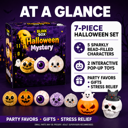 Halloween squishy set 7-piece product details at a glance