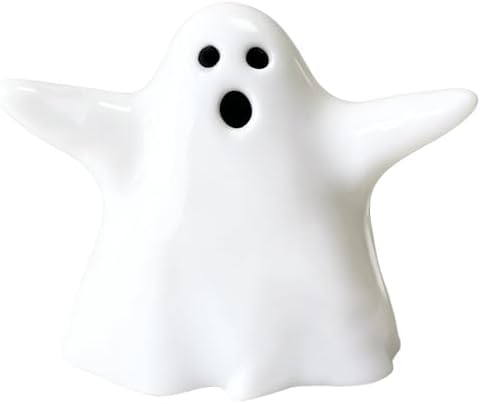 White ghost squishy soft silicone squeeze fidget toy