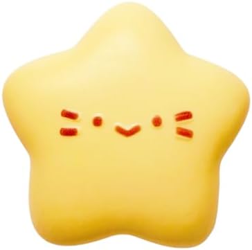 Yellow kawaii star squishy with cute face