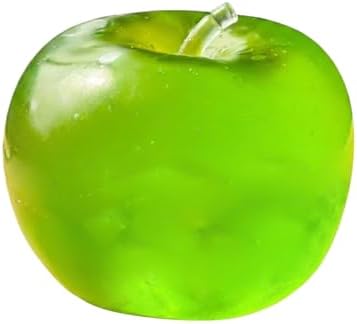 Green apple star squishy ball with star glitter