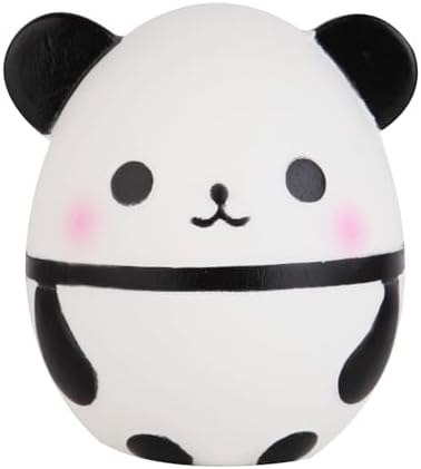 mini white panda egg squishy soft scented slow rising