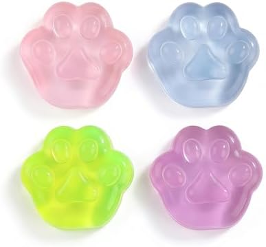 Mini jelly cat squishy paw four pack