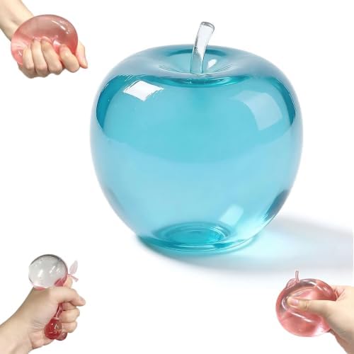 Blue apple squishy slow rising squeeze toy