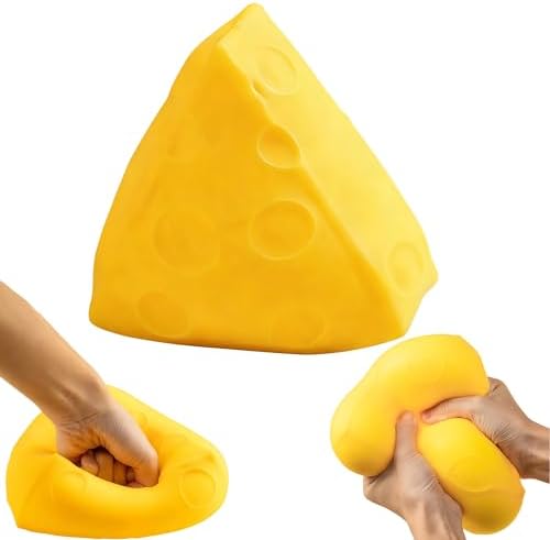 Giant yellow cheese squishy wedge