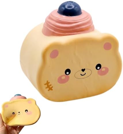 Bear cake squishy kawaii dessert slow rising desk toy