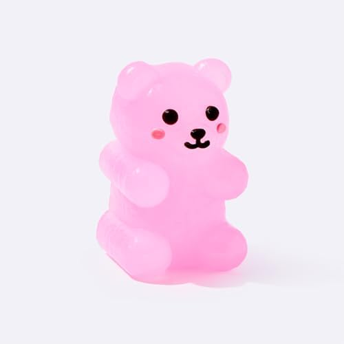 Pink gummy bear candy squishy cute squeeze toy
