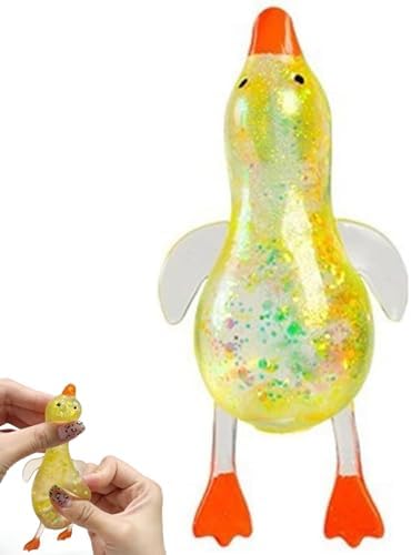 Yellow duck squishy soft slow rising squeeze stress relief toy