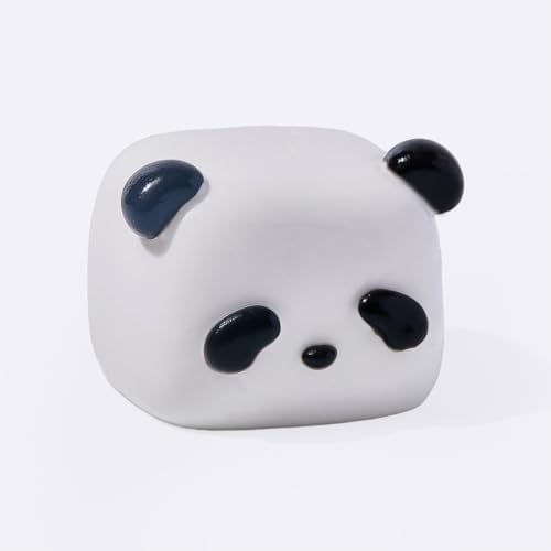 Mochi panda squishy in a soft cube shape