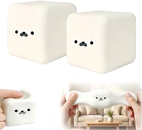 Two sensory milk carton squishy slow rise seal cubes