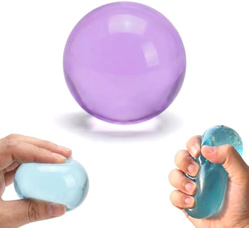Purple coconut squishy stress relief squeeze ball