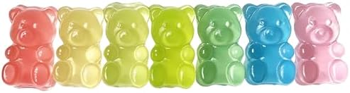Rainbow gummy bear squishy slow rising fidget toy assorted colors