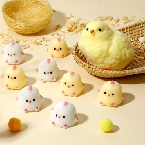 Chick squishy pack nine soft mochi chicks