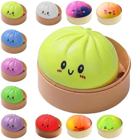 Sensory Dumpling Squishy slow rising squeeze stress relief toy