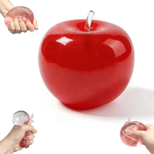 Red apple squishy slow rising squeeze toy