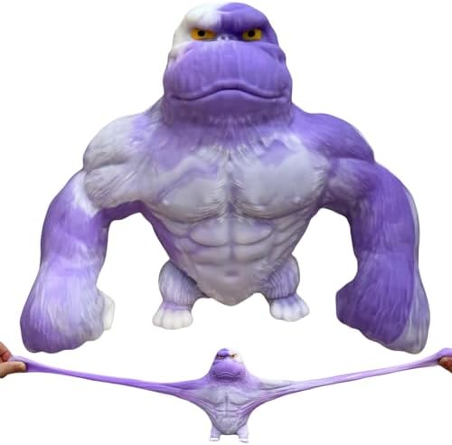 Deep purple stretchy monkey squishy gorilla squeeze toy