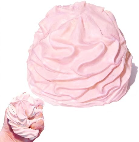 Mini cake squishy cream roll pink soft squeeze toy