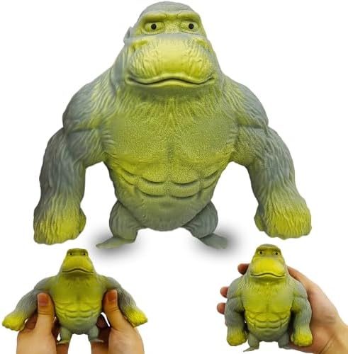 Mini grey monkey squishy gorilla squeeze toy