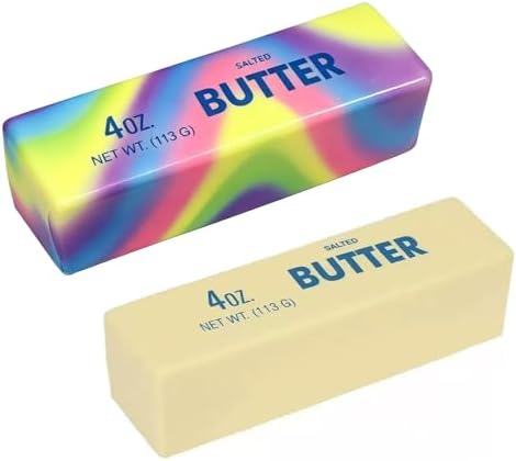 Pastel and cream butter squishy pair