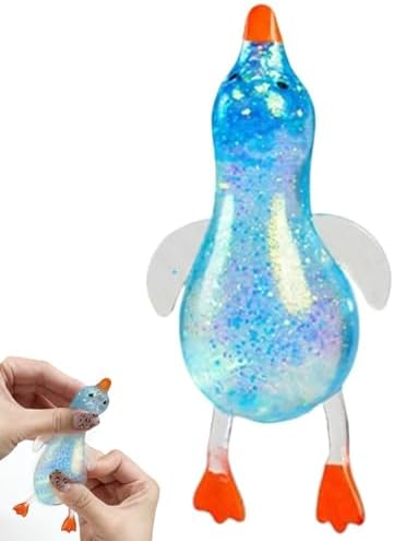 Blue duck squishy slow rising squeeze stress relief toy