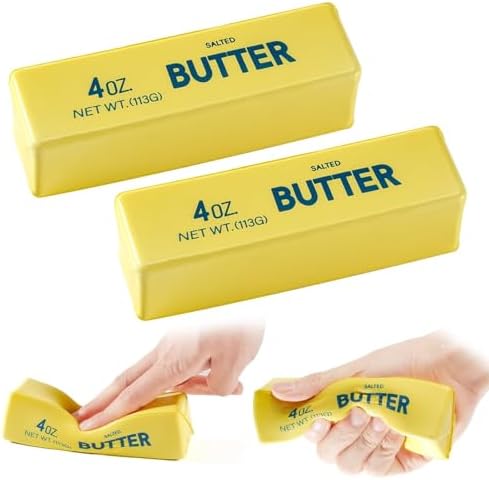 Two salted butter stick squishies