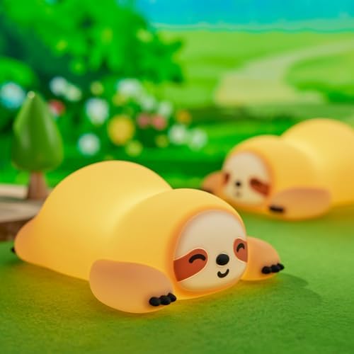 Cute sloth squishy light soft silicone squeeze sleepy sloth