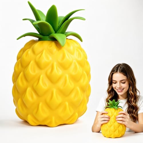 Giant 9.5 inch pineapple squishy jumbo stress ball