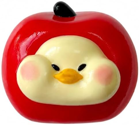 Kawaii apple chick squishy soft silicone squeeze toy