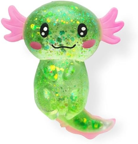 Green Axolotl Squishy Cute Slow Rising Squeeze Sensory Toy
