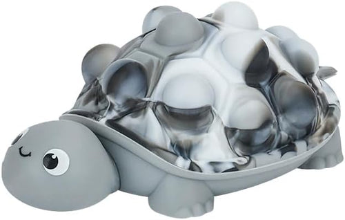 Gray bubble pop sensory turtle squishy fidget toy