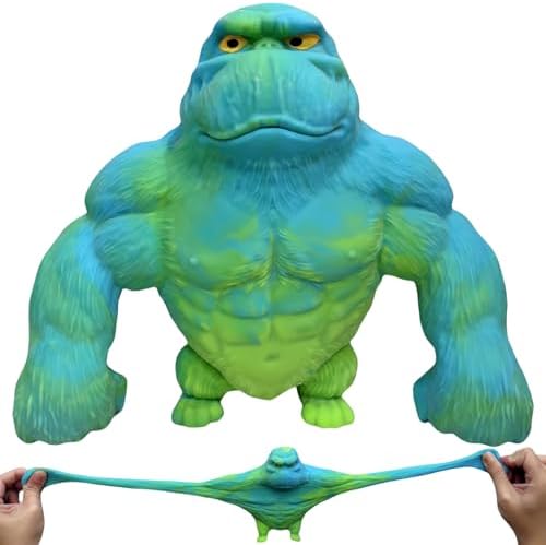 Blue green stretchy monkey squishy gorilla toy
