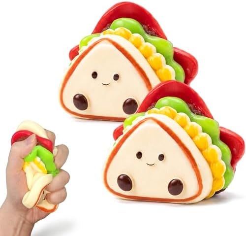 2 pack sticky mochi sandwich squishy squeeze sensory fidget toy
