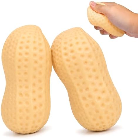 Ultra soft peanut squishy slow rising squeeze stress relief toy 2 pcs