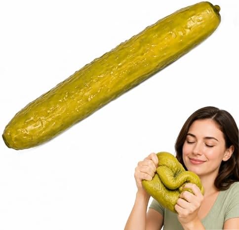 Squishy Cucumber Toy Slow Rising Squeeze Stress Relief Fidget
