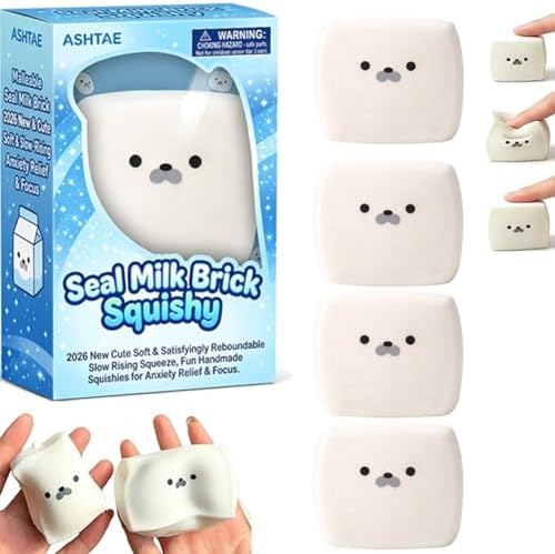 4 pack milk carton squishy squishy toys for kids and adults