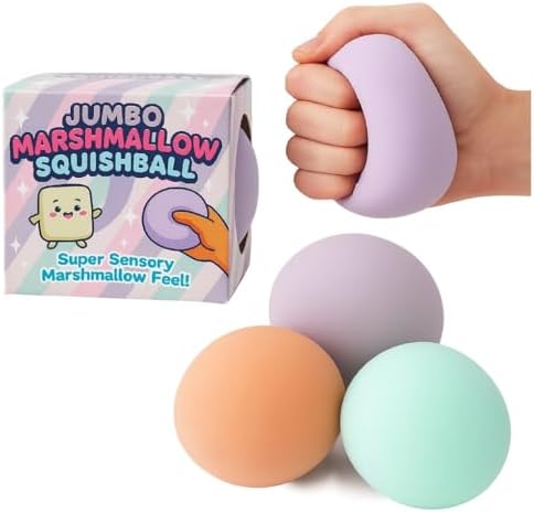 Jumbo marshmallow squishy big slow rising squeeze stress ball