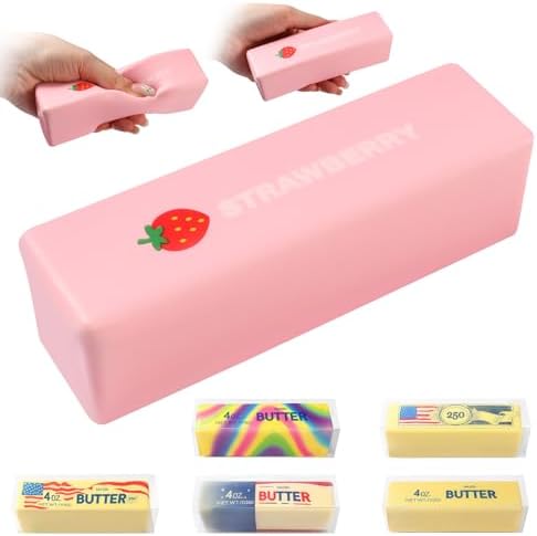 Strawberry pink butter squishy slow rising squeeze toy