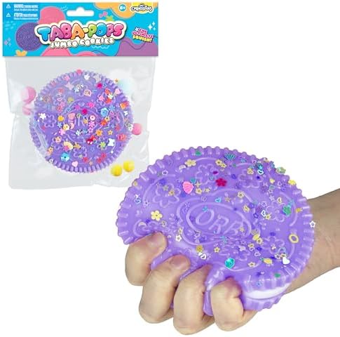 purple sandwich squishy jumbo cookie slow rising stress toy