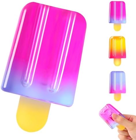 fairy floss pink purple ice cream squishy popsicle