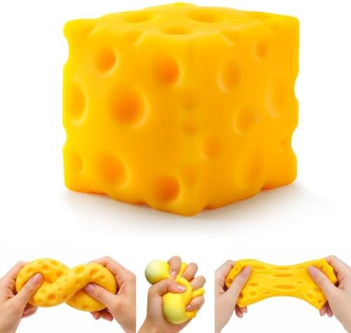 Cheese Cube Squishy Slow Rising Stress Relief Fidget Toy