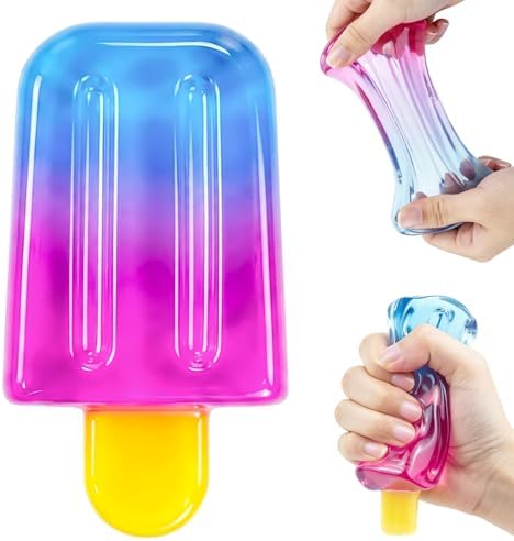 twilight blue pink ice cream squishy popsicle