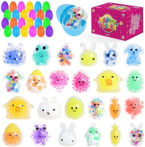 Set of kawaii star glitter bunny squishy slow rising squeeze toys