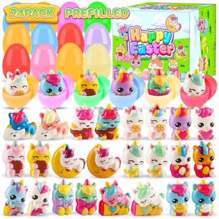 Surprise egg squishy hunt pack twenty four eggs with hidden squishies