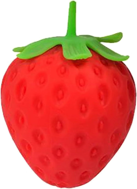 Realistic strawberry squishy slow rising squeeze stress toy