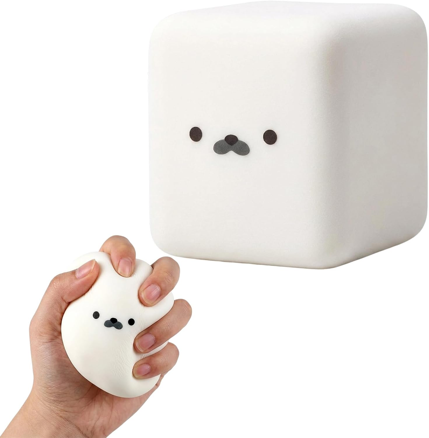 Pocket milk carton squishy mini tofu seal squeeze toy