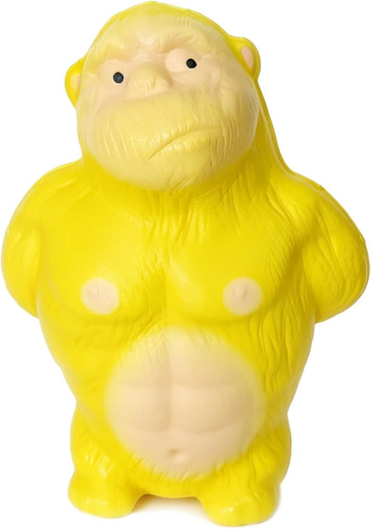 Yellow soft monkey squishy stretchy gorilla toy